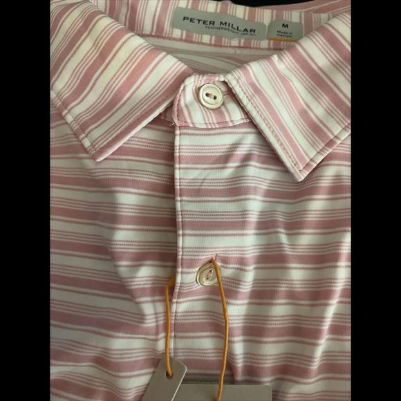 Peter Millar Golf Men's M Summer Comfort Crown Sport Polo - $100 NWT - Picture 6 of 7